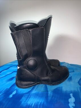 SPI Black Motorcycle Boots men’s size 8